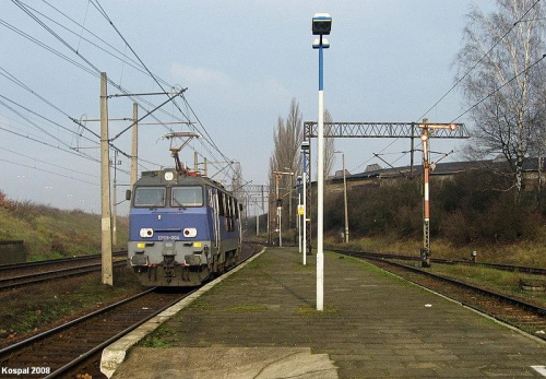 30.11.2008 EP09-004 manewruje na Kob po przyprowadzeniu BWE z Warszawy Wsch.