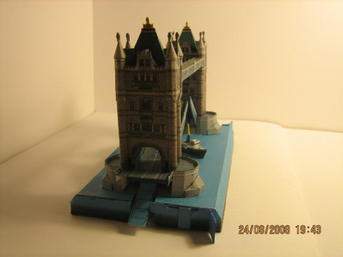 Tower bridge-Londyn,model kartonowy