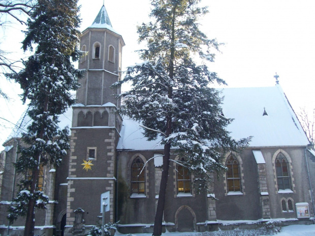 Kościół Ewangelicko-Augsburski(Luterański). #lubań #kościół #BudowleSakralne #zima