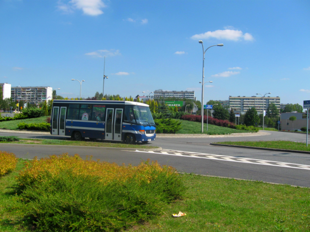 Jelcz Vero #SK 8671J (Kłosok Żory), Jastrzębie Zdrój, Rondo Centralne.