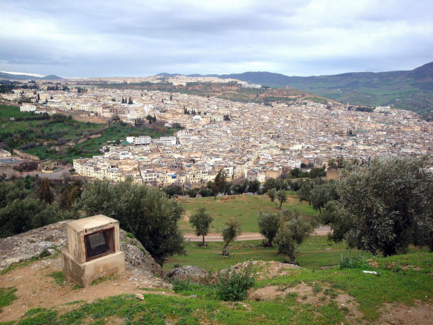 Fez - panorama miasta #Maroko #Fez