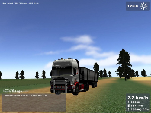 Scania z naczepą #Scania #LandwirtschaftsSimulator2008