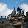 Kopula #bazylika #Rzym #Watykan #Niebo #chmurki