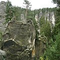 Panorama #Adrśpach #krajobraz #natura #SkalneMiasto #skały #Czechy