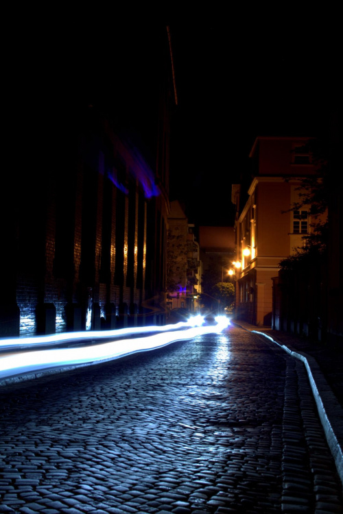 #Wrocław #noc #miasto #ulice #światło