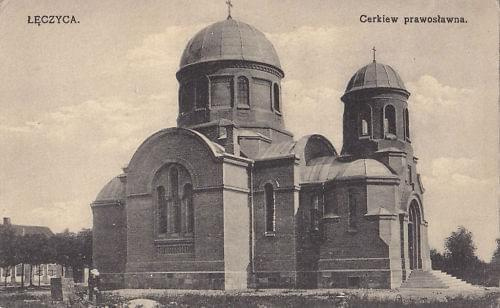 Łęczyca ok. 1910 - cerkiew #cerkiew #Łęczyca