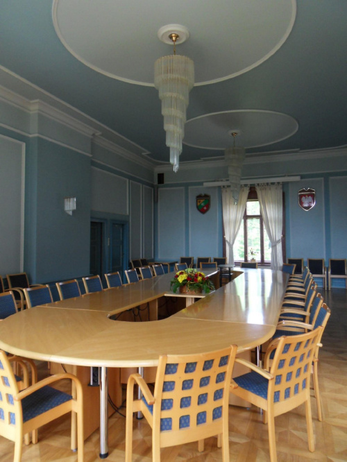Sala błękitna pałacu,tu przyjmuje się ważnych gości :) #Kobierzyce #UrządGminy #zabytek