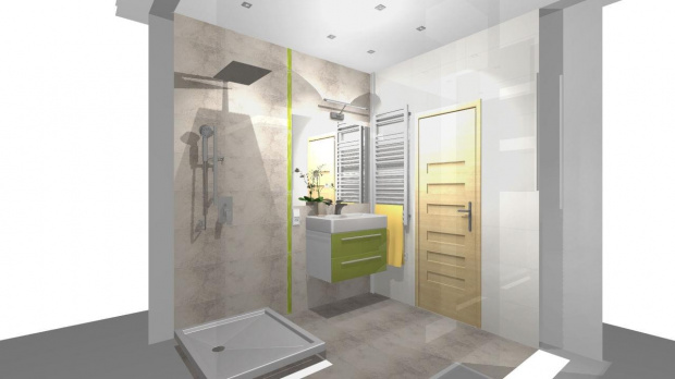 łazienka mieszkanie 56 m2