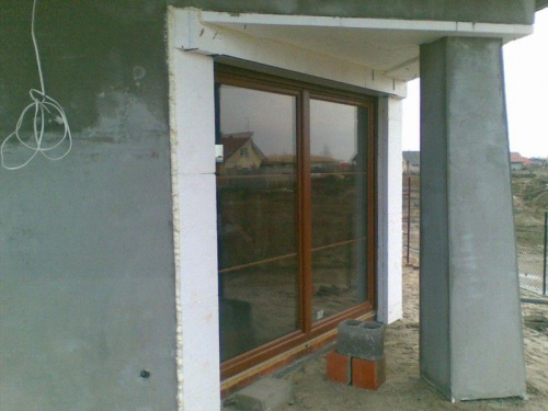 Marzec 2009 - obróbka okna tarasowego