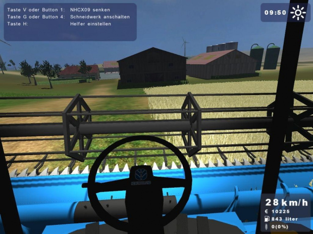 New Holland CX860 niebieski #Landwirtschafts #Simulator2009 #NewHolland #Holland #CX860