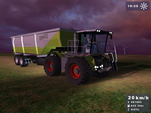 Claas Xerion Kaweco Auflieger #Claas #Xerion #Kaweco #Auflieger #LandwirtschaftsSimulator2009 #Landwirtschafts #Simulator