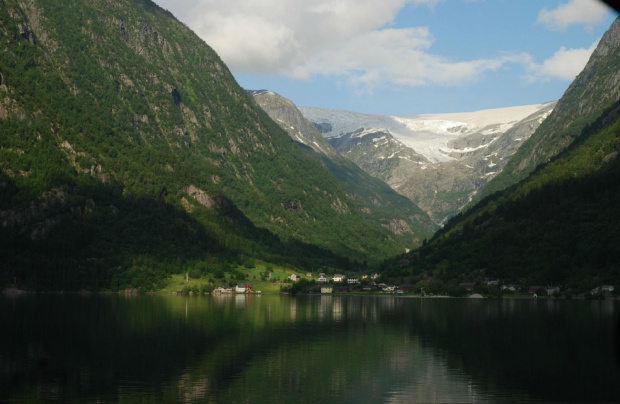 widok z domku w hovland